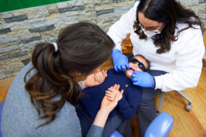 Knee to Knee in Dr. Cristina's Office